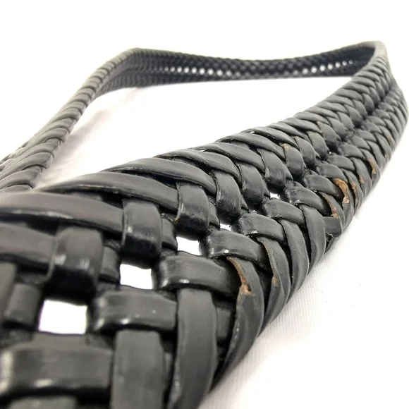 Dockers Men's 40 Black Braided Belt - Picture 2 of 10
